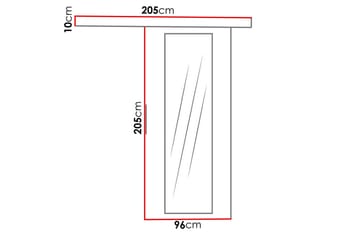 Skjutdörr ELVERUM - Svart - Förvaring - Garderober & garderobssystem - Garderobsdörr - Skjutdörr garderob & walk-in closet