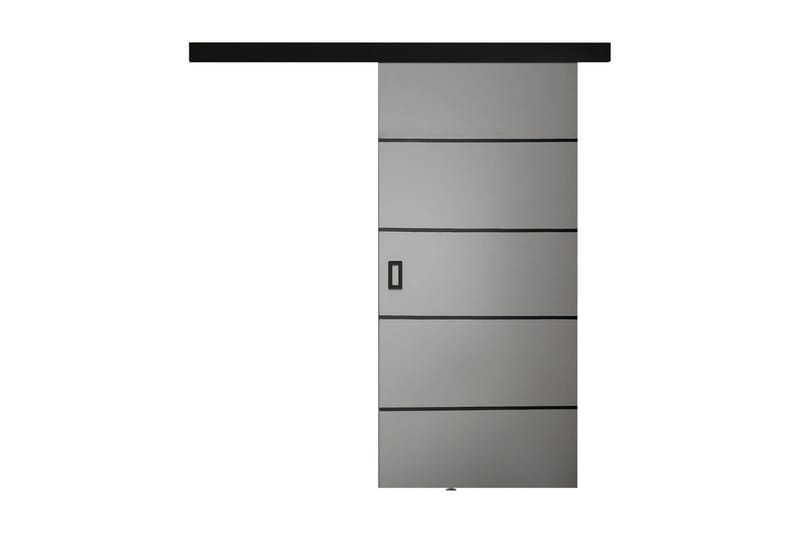 Skjutdörr Majong Plus 204 cm - Grå - Skjutdörr garderob & walk-in closet