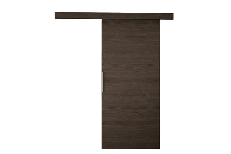 Skjutdörr Nemanja 86x205 cm - Brun - Förvaring - Garderober & garderobssystem - Garderobsdörr - Skjutdörr garderob & walk-in closet