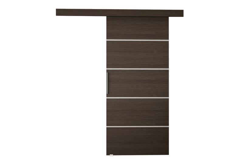 Skjutdörr Nemanja 86x205 cm - Brun - Förvaring - Garderober & garderobssystem - Garderobsdörr - Skjutdörr garderob & walk-in closet