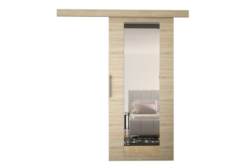 Skjutdörr Nemanja 86x205 cm - Ek - Förvaring - Garderober & garderobssystem - Garderobsdörr - Skjutdörr garderob & walk-in closet
