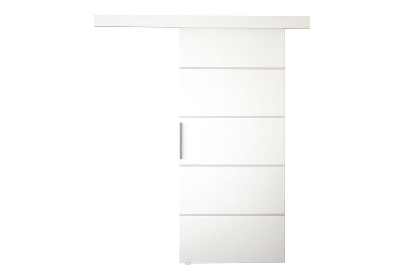 Skjutdörr Nemanja 86x205 cm - Vit - Förvaring - Garderober & garderobssystem - Garderobsdörr - Skjutdörr garderob & walk-in closet