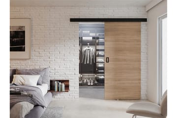 Werdi Skjutdörr 204 cm - Natur - Förvaring - Garderober & garderobssystem - Garderobsdörr - Skjutdörr garderob & walk-in closet