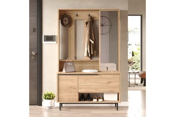 Liyakat Hallmöbel - Valnöt - Förvaring - Garderober & garderobssystem - Garderobsinredning - Backstativ