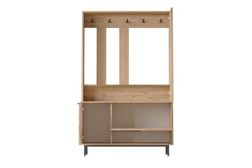 Liyakat Hallmöbel - Valnöt - Förvaring - Garderober & garderobssystem - Garderobsinredning - Backstativ