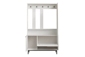 Liyakat Hallmöbel - Vit - Förvaring - Garderober & garderobssystem - Garderobsinredning - Backstativ