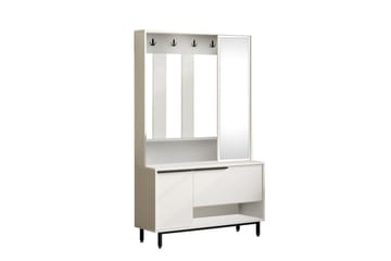 Liyakat Hallmöbel - Vit - Förvaring - Garderober & garderobssystem - Garderobsinredning - Backstativ