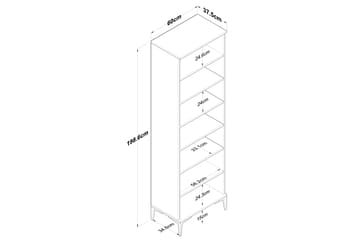 Lukkha Hallmöbel - Valnöt/Vit - Förvaring - Garderober & garderobssystem - Garderobsinredning - Backstativ