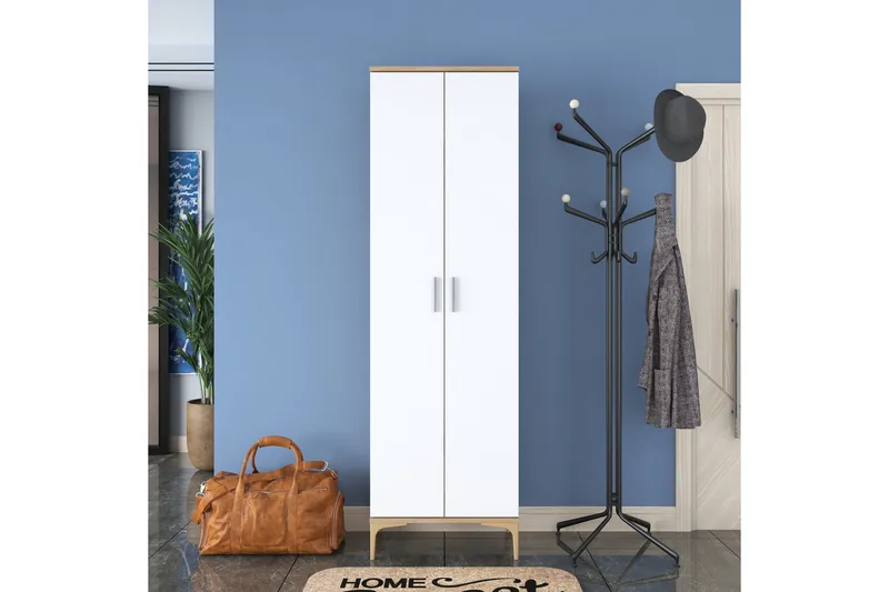 Lukkha Hallmöbel - Valnöt/Vit - Förvaring - Garderober & garderobssystem - Garderobsinredning - Backstativ