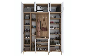 Lukkha Hallmöbel - Valnöt/Vit - Förvaring - Garderober & garderobssystem - Garderobsinredning - Backstativ