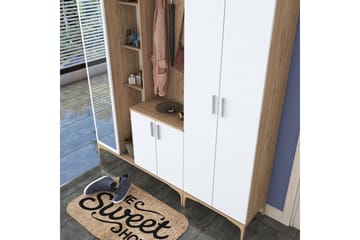 Lukkha Hallmöbel - Valnöt/Vit - Förvaring - Garderober & garderobssystem - Garderobsinredning - Backstativ