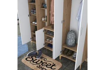 Lukkha Hallmöbel - Valnöt/Vit - Förvaring - Garderober & garderobssystem - Garderobsinredning - Backstativ