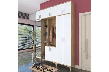 Lukkha Hallmöbel - Valnöt/Vit - Förvaring - Garderober & garderobssystem - Garderobsinredning - Backstativ