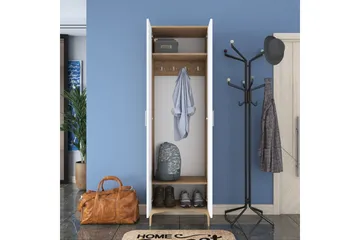 Lukkha Hallmöbel - Valnöt/Vit - Förvaring - Garderober & garderobssystem - Garderobsinredning - Backstativ