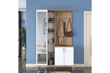 Lukkha Hallmöbel - Valnöt/Vit - Förvaring - Garderober & garderobssystem - Garderobsinredning - Backstativ
