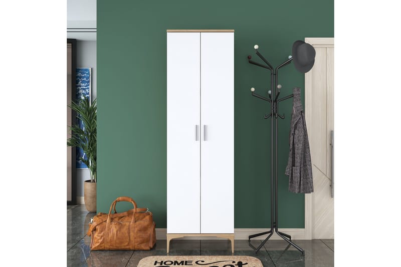 Lukkha Hallmöbel - Valnöt/Vit - Förvaring - Garderober & garderobssystem - Garderobsinredning - Backstativ