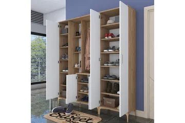 Lukkha Hallmöbel - Valnöt/Vit - Förvaring - Garderober & garderobssystem - Garderobsinredning - Backstativ