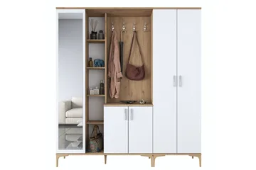 Lukkha Hallmöbel - Valnöt/Vit - Förvaring - Garderober & garderobssystem - Garderobsinredning - Backstativ