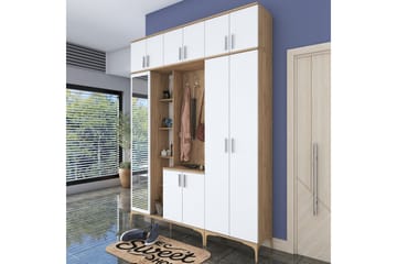 Lukkha Hallmöbel - Valnöt/Vit - Förvaring - Garderober & garderobssystem - Garderobsinredning - Backstativ