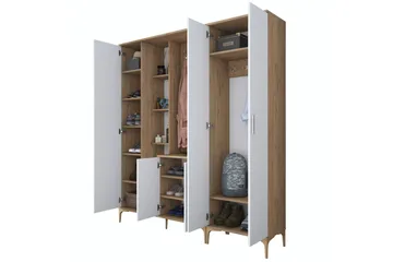 Lukkha Hallmöbel - Valnöt/Vit - Förvaring - Garderober & garderobssystem - Garderobsinredning - Backstativ