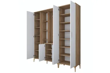 Lukkha Hallmöbel - Valnöt/Vit - Förvaring - Garderober & garderobssystem - Garderobsinredning - Backstativ