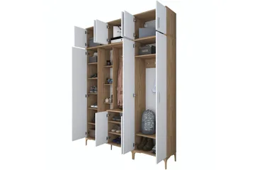 Lukkha Hallmöbel - Valnöt/Vit - Förvaring - Garderober & garderobssystem - Garderobsinredning - Backstativ