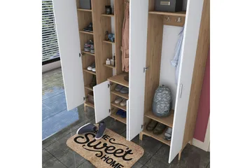 Lukkha Hallmöbel - Valnöt/Vit - Förvaring - Garderober & garderobssystem - Garderobsinredning - Backstativ