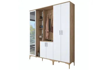 Lukkha Hallmöbel - Valnöt/Vit - Förvaring - Garderober & garderobssystem - Garderobsinredning - Backstativ