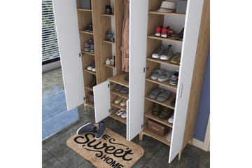 Lukkha Hallmöbel - Valnöt/Vit - Förvaring - Garderober & garderobssystem - Garderobsinredning - Backstativ