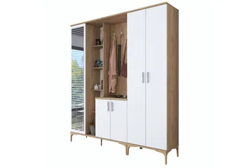 Lukkha Hallmöbel - Valnöt/Vit - Förvaring - Garderober & garderobssystem - Garderobsinredning - Backstativ