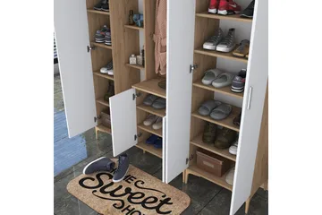 Lukkha Hallmöbel - Valnöt/Vit - Förvaring - Garderober & garderobssystem - Garderobsinredning - Backstativ