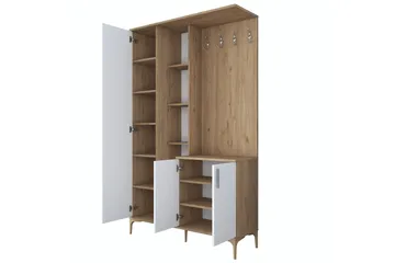 Lukkha Hallmöbel - Valnöt/Vit - Förvaring - Garderober & garderobssystem - Garderobsinredning - Backstativ