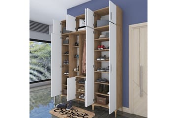 Lukkha Hallmöbel - Valnöt/Vit - Förvaring - Garderober & garderobssystem - Garderobsinredning - Backstativ