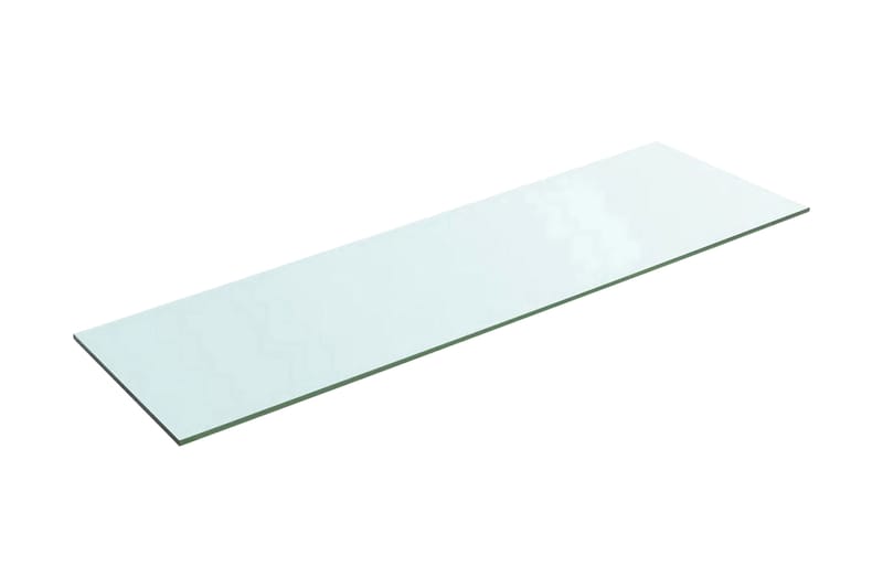 Hyllplan glas genomskinlig 100x30 cm - Transparent - Hyllplan till garderob - Hyllplan & hyllkonsol