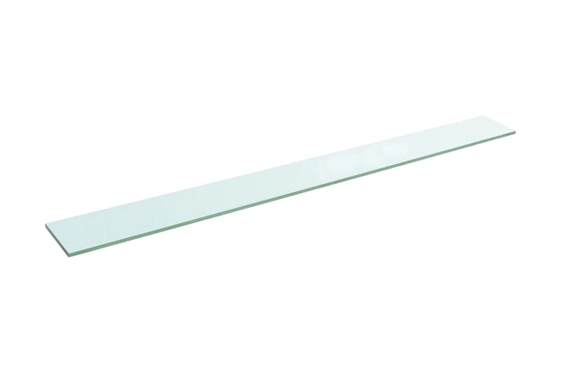 Hyllplan glas genomskinlig 110x12 cm - Transparent - Hyllplan & hyllkonsol - Hyllplan till garderob