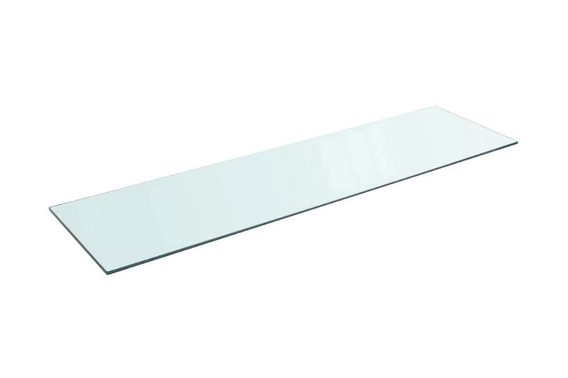 Hyllplan glas genomskinlig 110x30 cm - Transparent - Hyllplan till garderob - Hyllplan & hyllkonsol