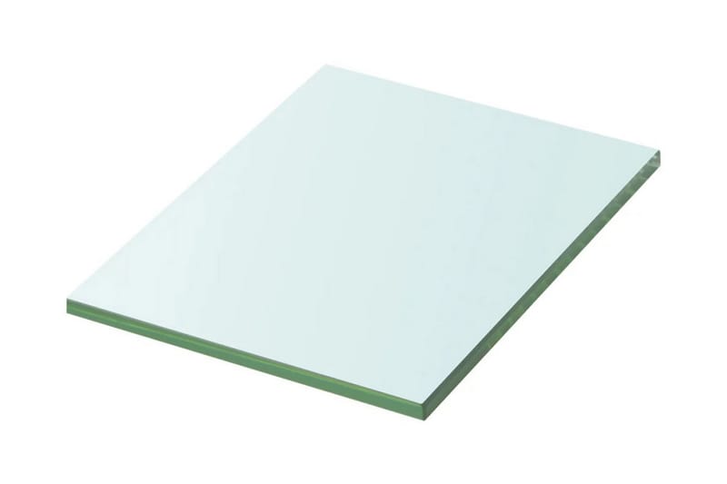 Hyllplan glas genomskinlig 20x15 cm - Transparent - Hyllplan till garderob - Hyllplan & hyllkonsol