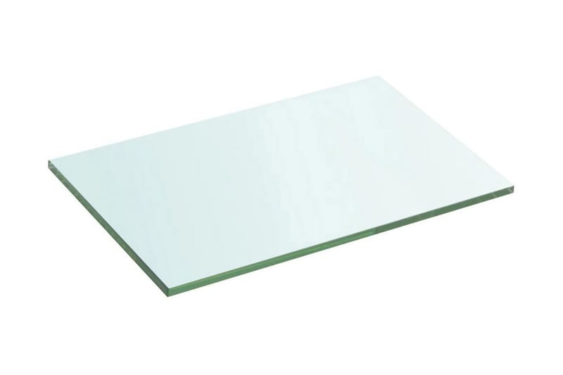 Hyllplan glas genomskinlig 20x30 cm - Transparent - Hyllplan & hyllkonsol - Hyllplan till garderob