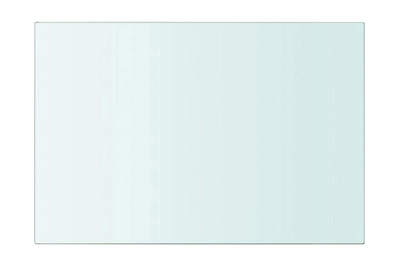 Hyllplan glas genomskinlig 20x30 cm - Transparent - Hyllplan till garderob - Hyllplan & hyllkonsol