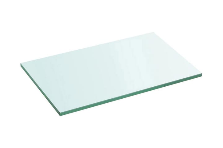 Hyllplan glas genomskinlig 30x15 cm - Transparent - Hyllplan & hyllkonsol - Hyllplan till garderob