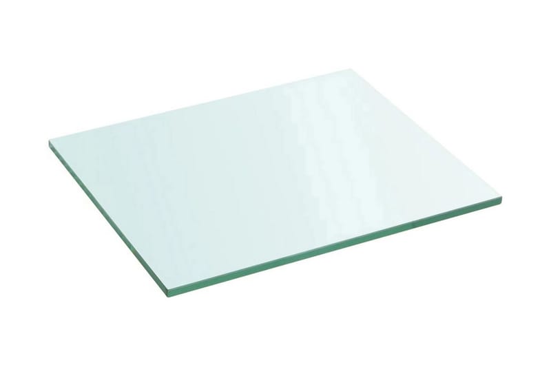 Hyllplan glas genomskinlig 30x25 cm - Transparent - Hyllplan & hyllkonsol - Hyllplan till garderob