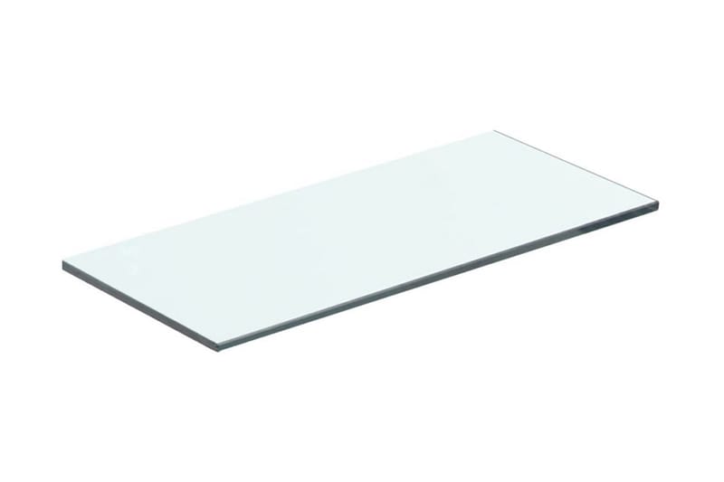 Hyllplan glas genomskinlig 40x12 cm - Transparent - Hyllplan & hyllkonsol - Hyllplan till garderob