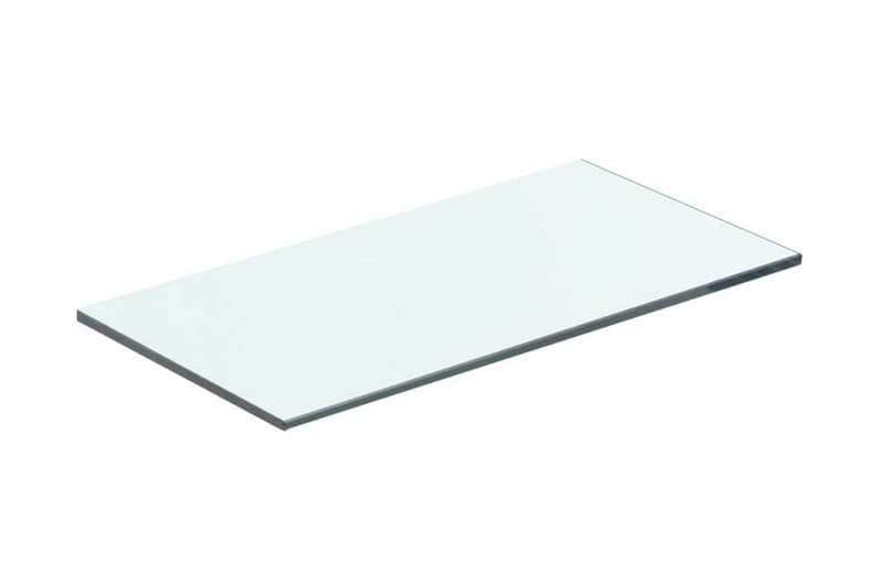 Hyllplan glas genomskinlig 40x15 cm - Transparent - Hyllplan & hyllkonsol - Hyllplan till garderob