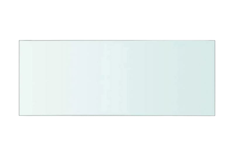 Hyllplan glas genomskinlig 40x15 cm - Transparent - Hyllplan & hyllkonsol - Hyllplan till garderob