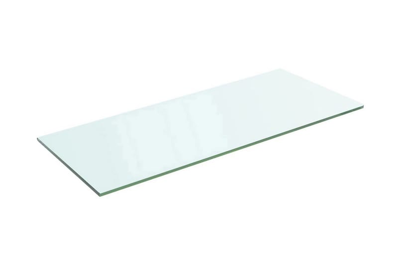Hyllplan glas genomskinlig 60x20 cm - Transparent - Hyllplan till garderob - Hyllplan & hyllkonsol