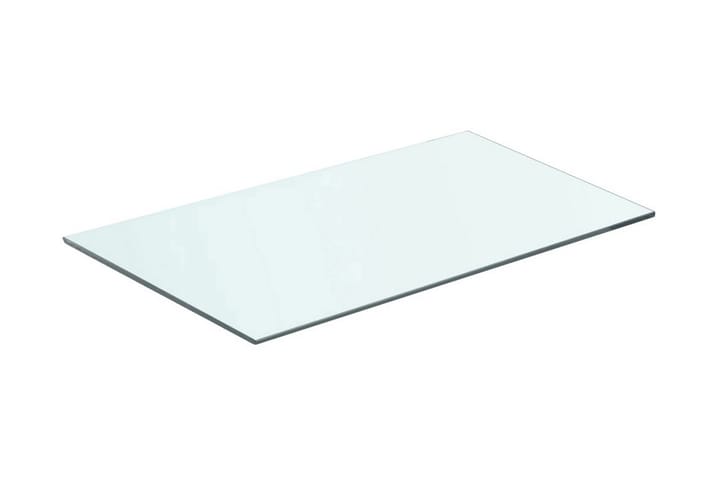 Hyllplan glas genomskinlig 60x30 cm - Transparent - Hyllplan & hyllkonsol - Hyllplan till garderob