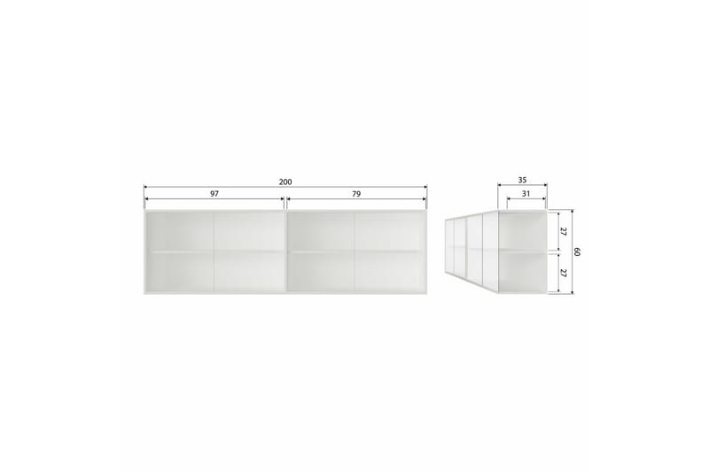 Skåptillägg Klink - Förvaring - Garderober & garderobssystem - Garderobsinredning - Tillbehör hylla