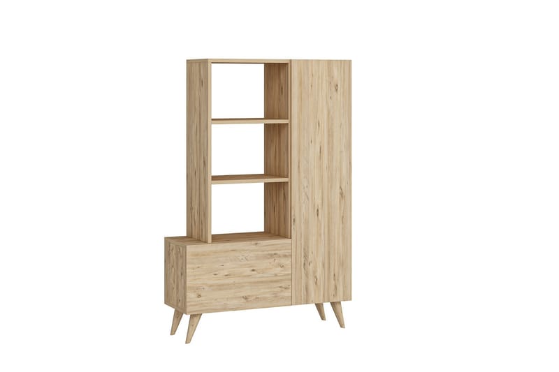 Skohylla Agostina Garderob 80x121 cm Ljusbrun - Hanah Home - Förvaring - Garderober & garderobssystem - Garderobsinredning - Skohylla garderob