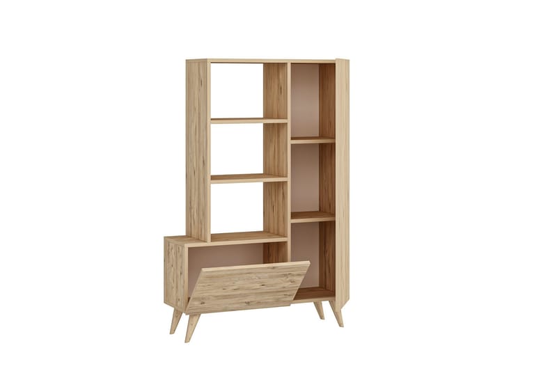 Skohylla Agostina Garderob 80x121 cm Ljusbrun - Hanah Home - Förvaring - Garderober & garderobssystem - Garderobsinredning - Skohylla garderob