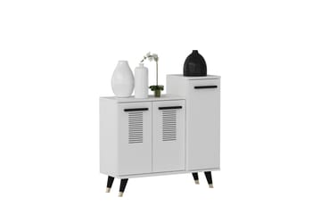 Skohylla Asimo Garderob 90x90,6 cm Vit - Hanah Home - Förvaring - Garderober & garderobssystem - Garderobsinredning - Skohylla garderob